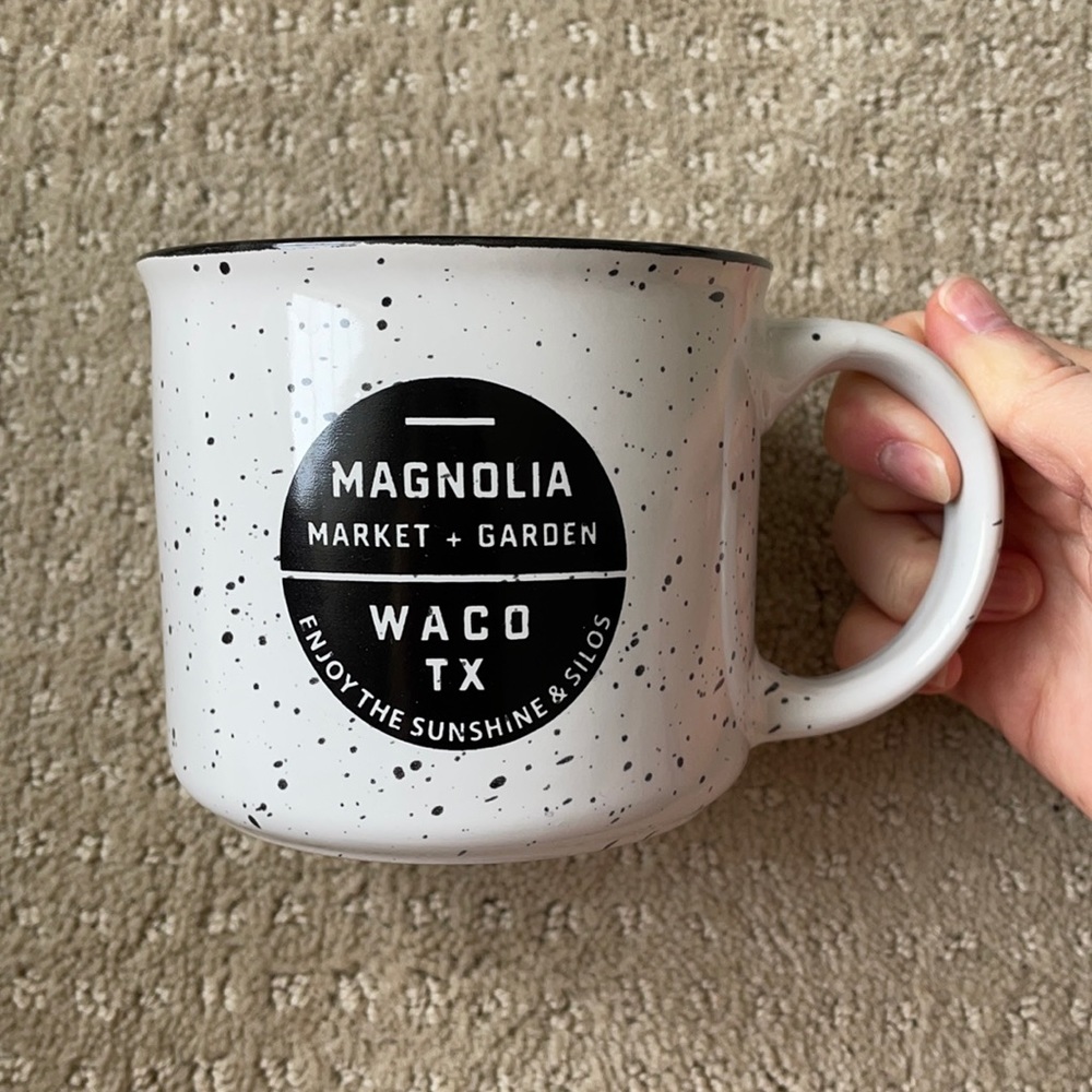 Magnolia Market + Garden Black and White Coffee Mug